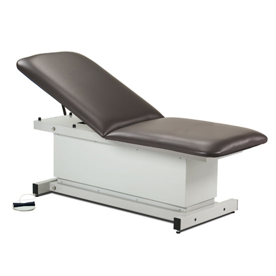 Clinton Industries Shrouded Power Exam Table Power Foot Operated Height Adjustment 450 Lbs. - 81200-DTAN