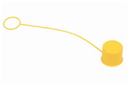 Fisher Scientific Sprayhead Dust Cover 0.125 X 7 OD, 1 Inch, Yellow, 0.004 kg Weight For Eyewash - 19822017