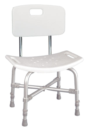 Drive Medical Drive Bariatric Shower Bench drive Fixed Handle Aluminum Frame Without Backrest 14 to 19 Inch Height - 12022KD-1