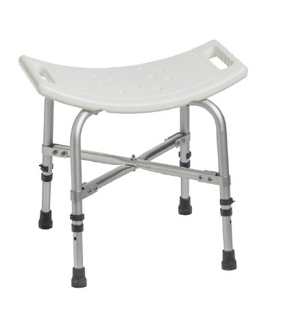 drive - Bariatric Bath Bench Fixed Handle Aluminum Frame Without Backrest - 12022KD-1