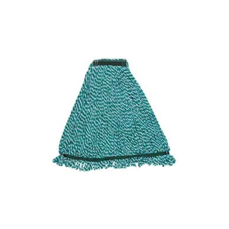 Saalfeld Redistribution Web Foot Wet Mop Head Medium Green Microfiber Reusable - FGA85206GR00