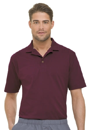 Landau Uniforms Polo Shirt 2X-Large Royal Blue Short Sleeves Unisex - 0607BERB2XLG