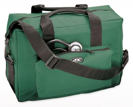 American Diagnostic Corp ADC Medical Bag Dark Green Nylon 6 X 9-1/2 X 14 Inch - 1024DG