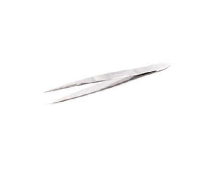 ADC - Splinter Forceps 4-1/2 Inch Length Floor Grade Stainless Steel NonSterile NonLocking Thumb Handle Straight Fine Serrated Tips - 332