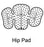 Ossur Cold Rush Cold Therapy Pad Left Hip Reusable - B-232602100