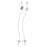 Buttonhole AVF - Arteriovenous Fistula Needle 14 Gauge 1 Inch 12 Inch Tubing Without Port - BH-2004PE