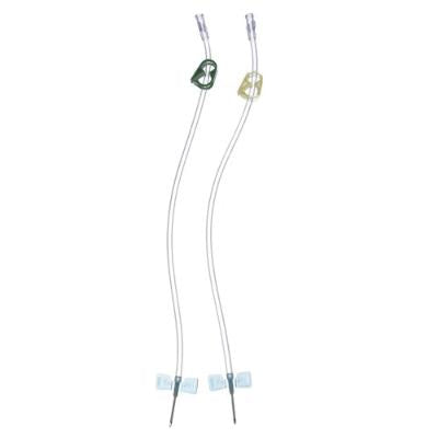Buttonhole AVF - Arteriovenous Fistula Needle 16 Gauge 1 Inch 12 Inch Tubing Without Port - BH-2006PE