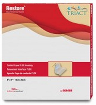SteadMed Restore Contact Layer Flex Non-Adherent Dressing 4 X 5 Inch - 506488