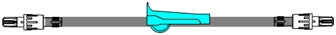 ICU Medical Extension Set 41 Inch Tubing DEHP-Free - B1269