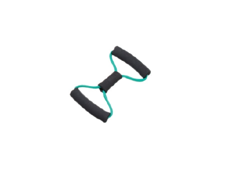 CanDo BowTie - Exercise Resistance Tubing with Handles Green 14 Inch Length Medium Resistance - 10-5573