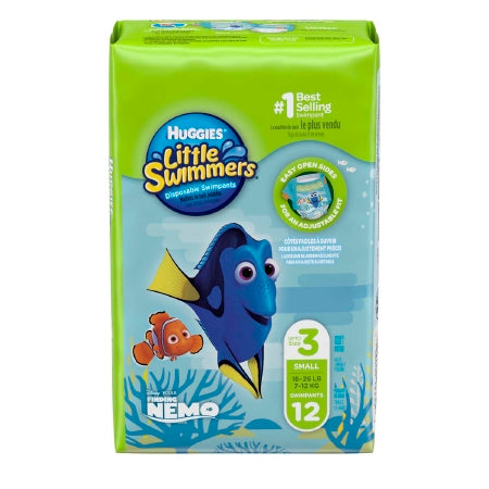 Kimberly Clark Huggies Little Swimmers Baby Swim Diaper Pull On Small Disposable Heavy Absorbency - 18339