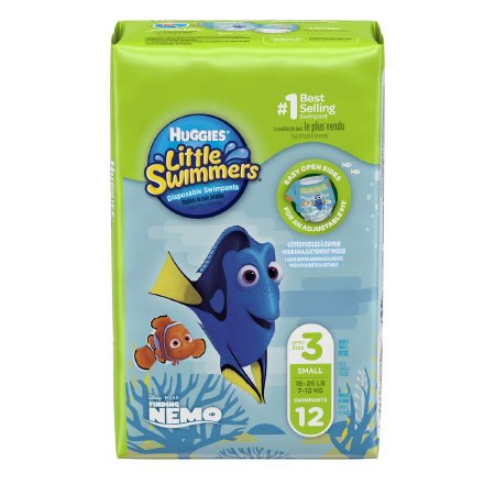 Huggies Little Swimmers - Unisex Baby Swim Diaper Small Disposable Heavy Absorbency - 18339