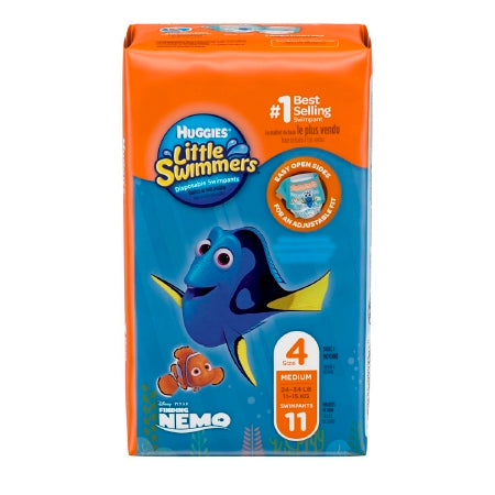 Kimberly Clark Huggies Little Swimmers Baby Swim Diaper Pull On Medium Disposable Heavy Absorbency - 18342