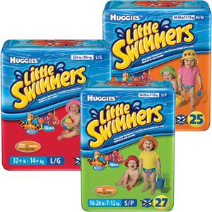 Huggies Little Swimmers - Unisex Baby Swim Diaper Large Disposable Heavy Absorbency - 18345