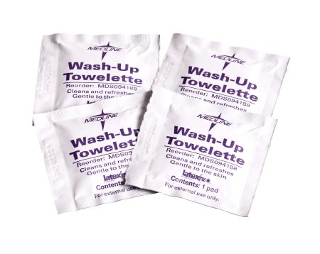 Medline - Personal Wipe Individual Packet Isopropyl Alcohol Unscented 100 Count - MDS094188