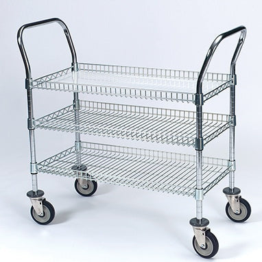 Health Care Logistics Utility Cart 18 X 38 X 38 Inch 3 Shelves - 5271-01