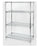Metro - Wire Shelving 4 Shelves Adjustable 24 X 48 X 74 Inch Shelf Unit, 1-1/4 X 24 X 48 Inch Wire Shelf, 74 Inch Post - 17209