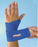 Rolyan Fabrifoam CarpalGard - Wrist Support Wraparound Foam / NusStim / Nylon / Spandex Left Hand Blue Large - 92721602