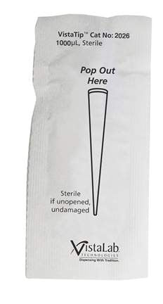 Vistalab - Specific Pipette Tip VistaLab 0.1 mL Without Graduations Sterile - 2134310