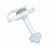 Applied Medical Technologies Mini ONE Capsule Non- Balloon Button Feeding Device 18 Fr. 3.0 cm Silicone Sterile - 1-2-1830