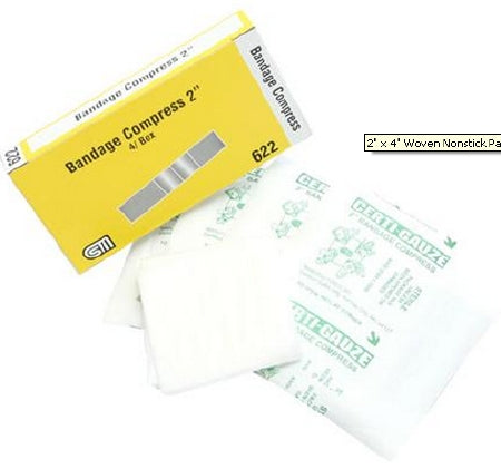 Certified Safety Certi-Gauze Gauze Compress Gauze 4-Ply 3 Inch Square Sterile - R211-005