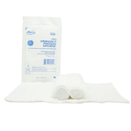 Dukal Dukal Trauma Dressing Gauze 1-Ply 4 Inch X 4-1/10 Yard Roll Shape Sterile - 1050