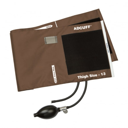 Adcuff - Blood Pressure Cuff and Bulb Adult Thigh X - Large Cuff 40 - 66 cm Nylon Cuff - 865-13TBR