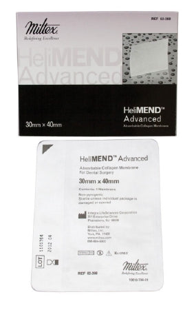 Miltex HeliMEND Advanced Absorbable Collagen Membrane Collagen 30 X 40 mm - 62-208