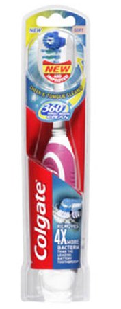 Colgate Colgate Electric Toothbrush Pink / White Adult Soft - 168823