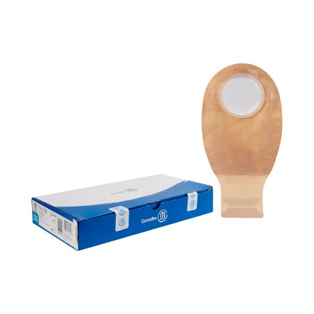 Natura + - Ostomy Pouch Two-Piece System 12 Inch Length 1-1/4 to 1-3/4 Inch Stoma Drainable, Tail Closure - 416422