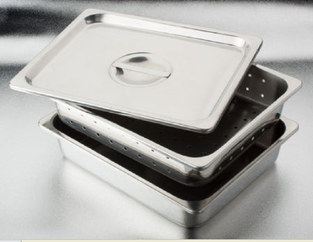 Dukal Instrument Tray Perforated Stainless Steel 3.93 X 10.23 X 12.59 Inch - 4271P