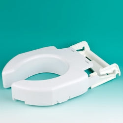 Maddak Secure-Bolt Raised Toilet Seat 3 Inch Height White 600 lbs. Weight Capacity - 725680000