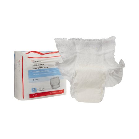Simplicity - Unisex Adult Absorbent Underwear Pull On with Tear Away Seams X-Large Disposable Moderate Absorbency - 1850A