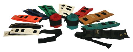 The Cuff Original Economy Set - Weight Cuff Set 20 Piece Set / Adjustable Cuff Style 1/4 lbs. / 1/2 lbs. / 3/4 lbs. / 1 lbs. / 1-1/2 lbs. / 2 lbs. / 2-1/2 lbs. / 3 lbs. / 4 lbs. / 5 lbs. - 10-0252