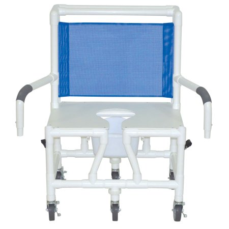 Mjm International Bariatric Shower Chair  - S126-5BAR-DDA-SQ-PAIL