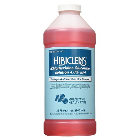 Hibiclens - Antiseptic / Antimicrobial Skin Cleanser 32 oz. Bottle 4% Strength CHG (Chlorhexidine Gluconate) NonSterile - 57532