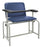 Winco Extra Wide Blood Drawing Chair Dual Swivel Arm Moss Green - 2575-04-P2