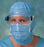 Barrier Standard - Surgical Mask Pleated Tie Closure One Size Fits Most Blue NonSterile Not Rated Adult - 42301
