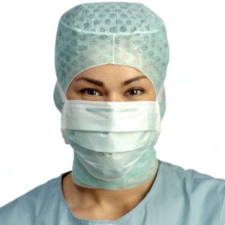 Barrier Special - Surgical Mask Anti-fog Pleated Tie Closure One Size Fits Most Blue NonSterile Not Rated Adult - 42311