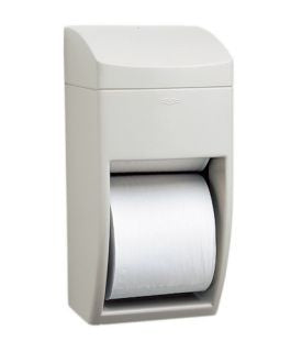 Lagasse MatrixSeries Toilet Tissue Dispenser Gray ABS Plastic Manual Pull 2 Rolls Wall Mount - BOB5288