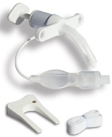 Bivona TTS - Tracheostomy Tube Straight Neck Flange Size 5.5 Cuffed - 67SP055