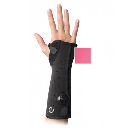 Exos Short Arm - Wrist / Forearm Brace Thermoformable Polymer Right Hand Pink X-Small - 312-32-4444
