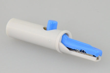 Sage Services Group Alligator Clip Blue, Needle Style, Non-Sterile, Multi-Patient Use, Rubber Latex-Free For 860284, 860286, 860287, 860288, 860290, 860297, Tab Electrodes, 3mm Needles - AL10-3BF
