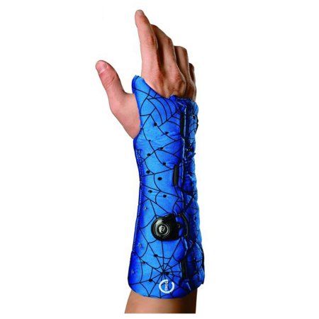Exos Short Arm - Wrist / Forearm Brace Thermoformable Polymer Right Hand Spider Print X-Small - 312-32-2293
