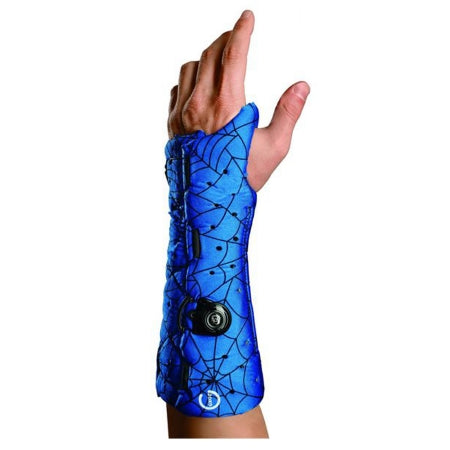Exos Short Arm - Wrist / Forearm Brace Thermoformable Polymer Left Hand Spider Print Small - 312-41-2293
