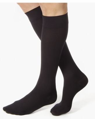 JOBST Relief - Compression Stocking Knee High X-Large Black Closed Toe - 114733