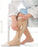 JOBST UlcerCARE - Zippered Compression Stocking and Liner Knee High / Left Zipper 2X-Large Beige Open Toe - 114489