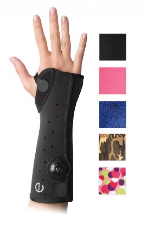 Exos Short Arm - Wrist / Forearm Brace Thermoformable Polymer Right Hand Camo Print X-Small - 312-32-2388
