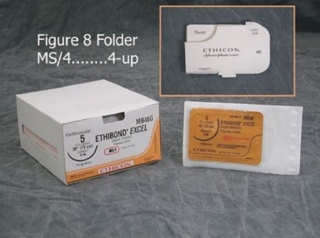 J & J Healthcare Systems Ethibond Excel Suture without Needle Braided Polyester Nonabsorbable Size 5 30 Inch Suture - D8665