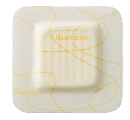 Coloplast Biatain Silicone Lite Thin Silicone Foam Dressing 3 X 3 Inch Square Silicone Adhesive with Border Sterile - 33444